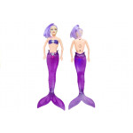 Morská panna s príslušenstvom - fialová