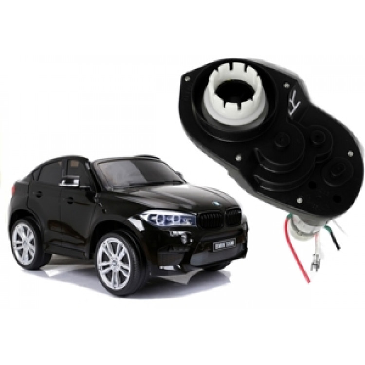 Motor + prevodovka pre elektrické autíčka BMW X6M 120W - 16000ot 12V Motor + prevodovka pre elektrické autíčka BMW X6M 120W - 16000ot 12V