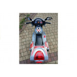 Elektrická motorka HC8051 - strieborná