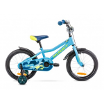 Detský bicykel 16 Romet Tom Modro-zelený