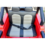 Elektrické autíčko - Jeep S2388 - nelakované - červené