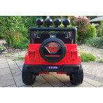 Elektrické autíčko - Jeep S2388 - nelakované - červené