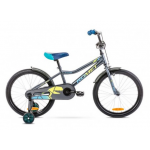 Detský bicykel 20" Romet Tom Antracitovo-žlto-modrý 10" 