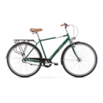 Mestský bicykel 28 Romet Grom Hliníkový 3-prevodový Nexus 20" Zelený