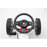 Šľapacia kára Abarth - biela