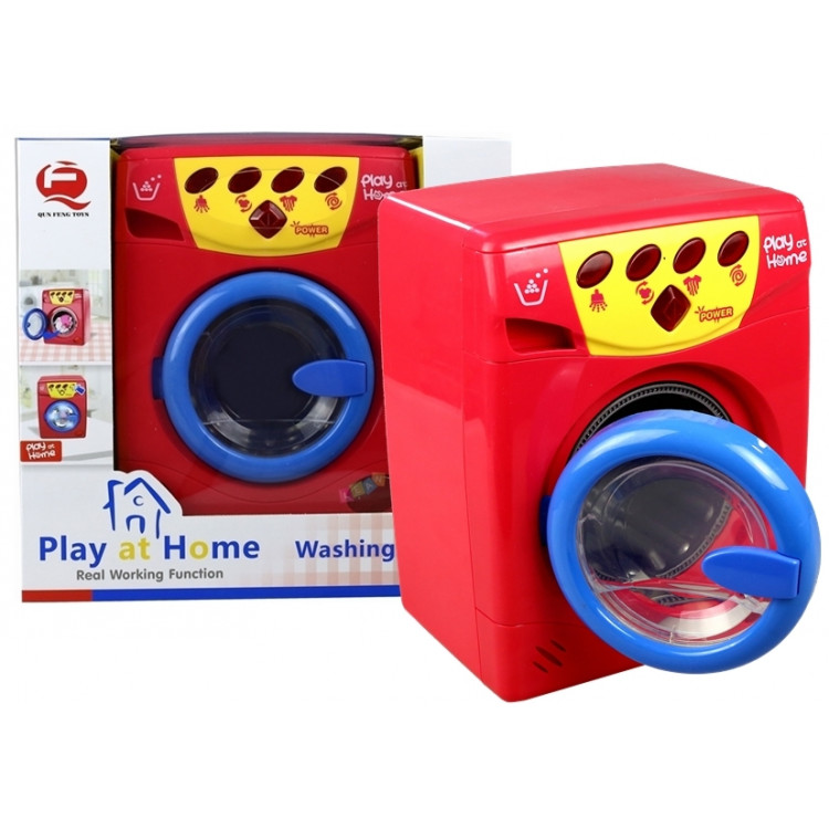 Práčka na batérie - červená