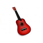 Klasická drevená gitara s ružovým odtieňom