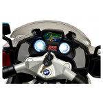 Elektrická motorka BMW - policajná - strieborná