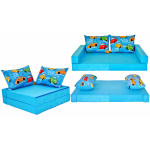 Detská pohovka Welox Collage - modrá