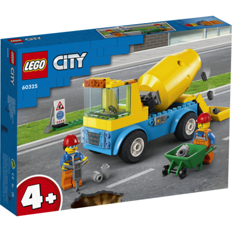 Lego City – Nákladiak s miešačkou na cement