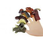 Dinosaurie hlavy na prsty - 5 kusov