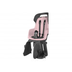 Detská sedačka Bobike Go na nosič - ružovo-čierna