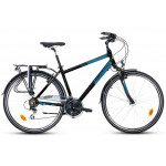 Trekingový bicykel 28" Saveno Odyssey GTS M Acera  Hliníkový 21" Čierno-modrý