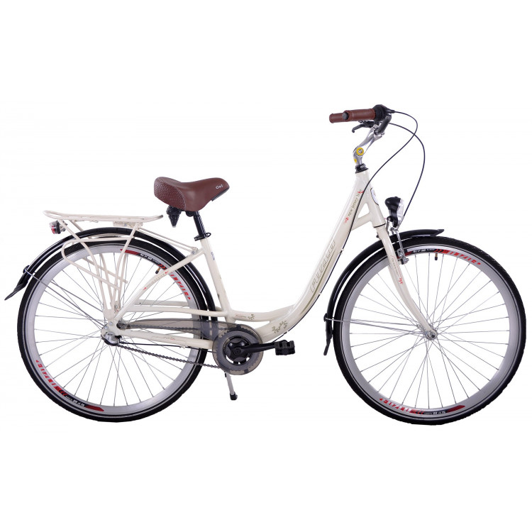 Mestský bicykel 28 Fuzlu New Jersey 3S Krémový Hliníkový Mestský bicykel 28 Fuzlu New Jersey 3S Krémový Hliníkový