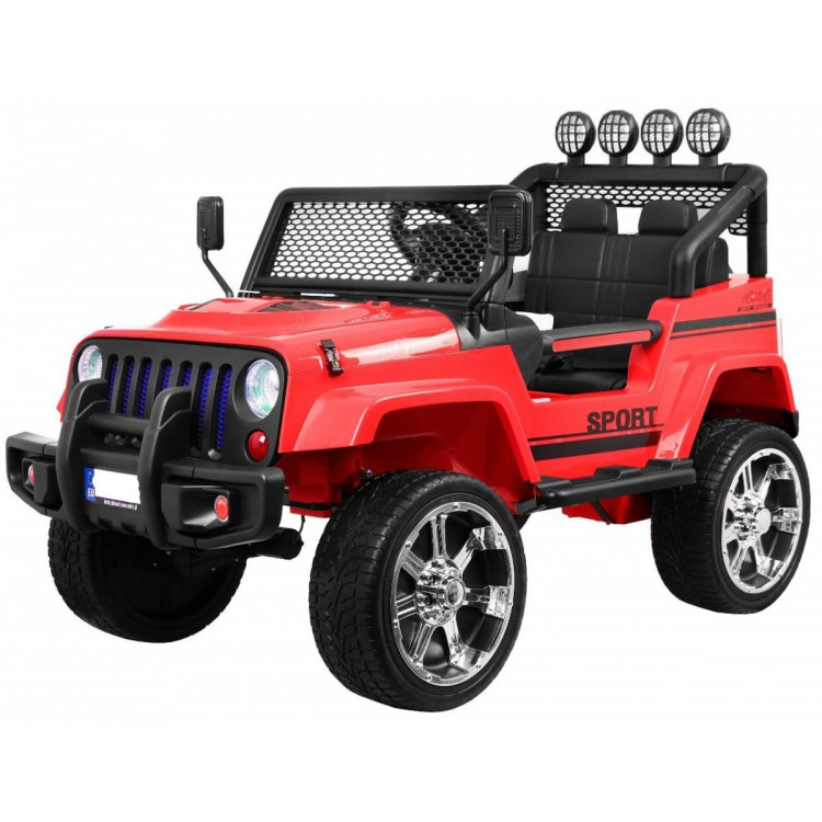 Elektrické autíčko Raptor Drifter 4x4 off road - červené