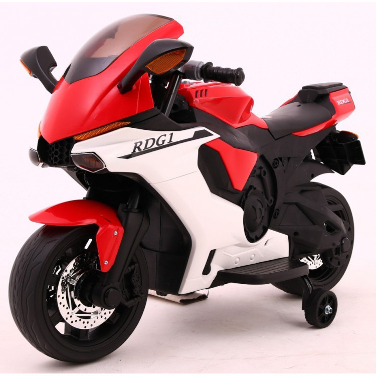 Elektrická motorka R1 - červená