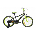 Detský bicykel 20" Saveno Volt Čierno-zelený