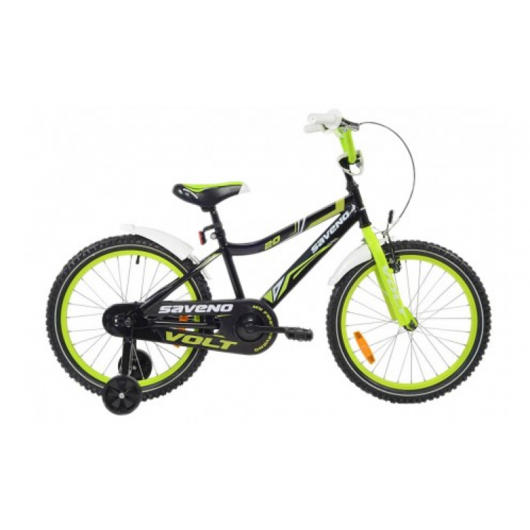Detský bicykel 20" Saveno Volt Čierno-zelený