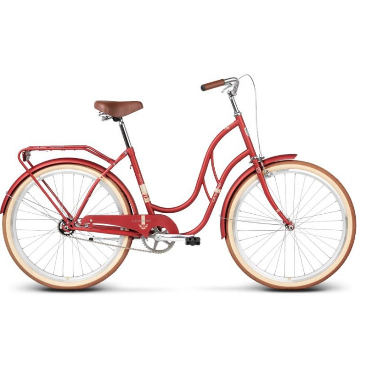 Mestský retro bicykel Kross 26'' Le Grand Madison 1 18" červený Mestský retro bicykel Kross 26'' Le Grand Madison 1 18" červený