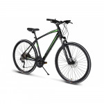 Krossový Bicykel 28 Kands Avangarde Deore 3x9 Octalink HT Hydra. 19" M Čierno-zelený