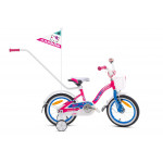 Detský bicykel 14 Karbon Mimi Ružovo-modrý