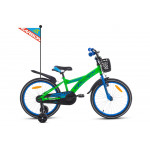 Detský bicykel 20 Karbon Alvin Zeleno-modrý