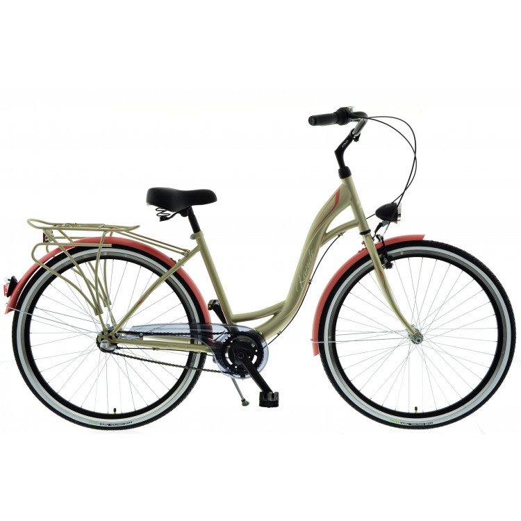 Mestský bicykel 28 Kands S-Comfort 3-prevodový Nexus 18" Zlato-lososový matný