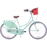 Mestský retro bicykel 28" Hello Bikes Amsterdam 3-prevodový 22,5" Pistáciový Mestský retro bicykel 28" Hello Bikes Amsterdam 3-prevodový 22,5" Pistáciový