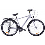 Trekingový bicykel 28 Fuzlu Core 19" Strieborno-sivý Trekingový bicykel 28 Fuzlu Core 19" Strieborno-sivý
