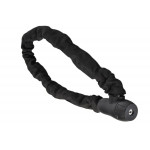 Zámok na bicykel - Uzamykací Kľúč REŤAZ 8x900mm V Taške, Čierny