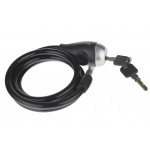 Zámok na bicykel - Čierny Špirálový Zámok TonyOn TY560 10x1200mm