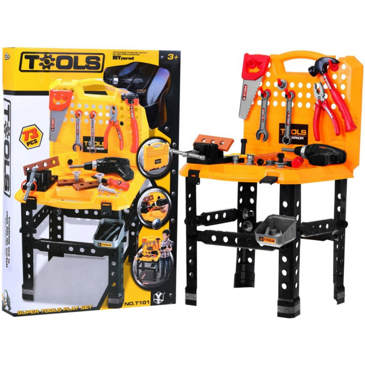 Náradie so stolíkom - oranžová