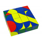 Drevená hra puzzle kocky