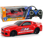 Diaľkovo ovládané športové auto 1:24 - červené Diaľkovo ovládané športové auto 1:24 - červené