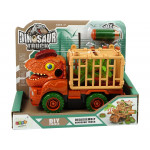 Oranžový transportér Dino Truck na odskrutkovanie