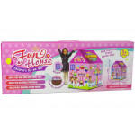 Zábavný lunapark stan pre deti 123 cm x 82 cm Ružový