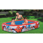 Bestway Nafukovací bazén Spiderman 200cm x 148cm x 48cm modro-červený