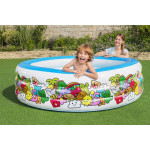 Nafukovací bazén okrúhly 196 x 53 cm Bestway 51122 farebný
