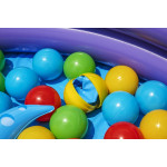 Nafukovací bazén s loptičkami 102cm x 25cm Bestway 52466 fialový