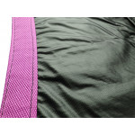 Pružinový kryt na trampolínu, priemer 244 cm čierna/ružová - Sport Max