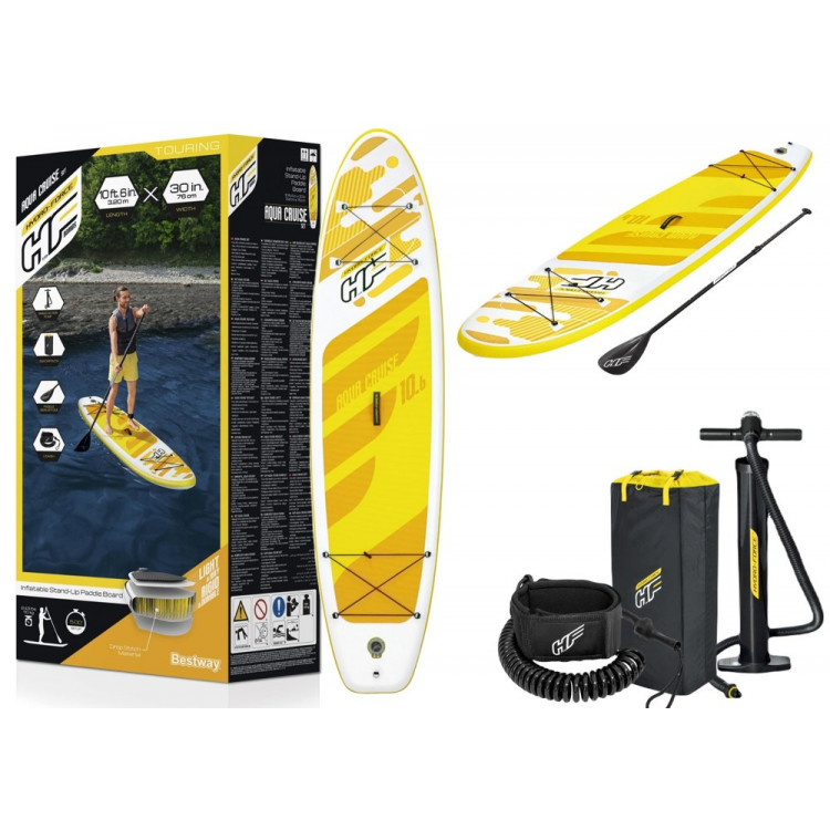Paddleboard Hydro-Force 320 x 76 x 12 cm, žltá - Bestway 65348