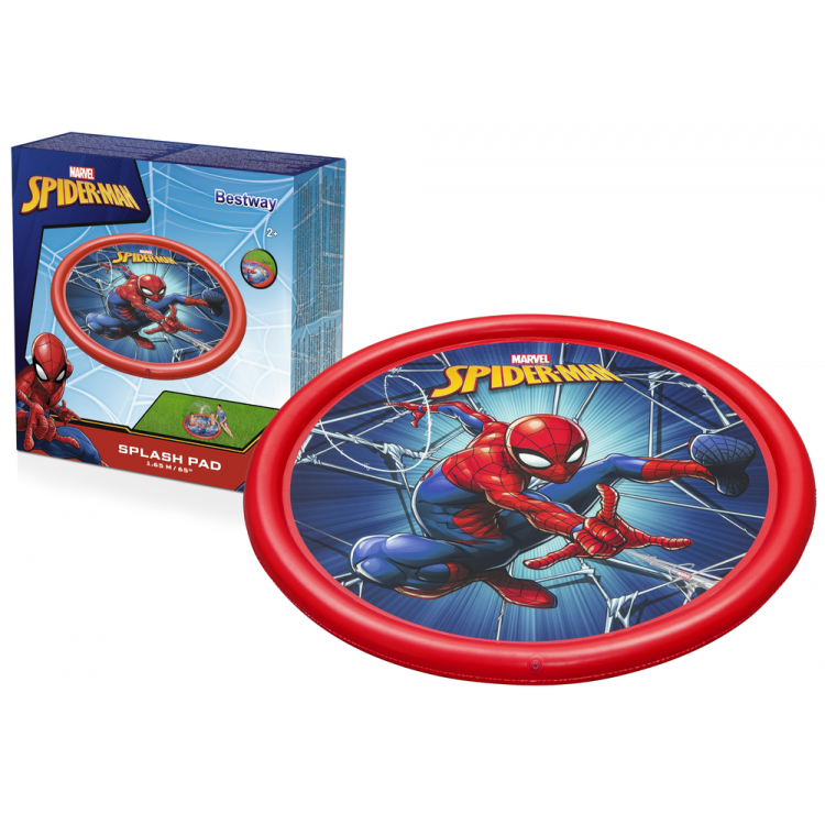 Bestway nafukovacia podložka s fontánou Spider-man 98792
