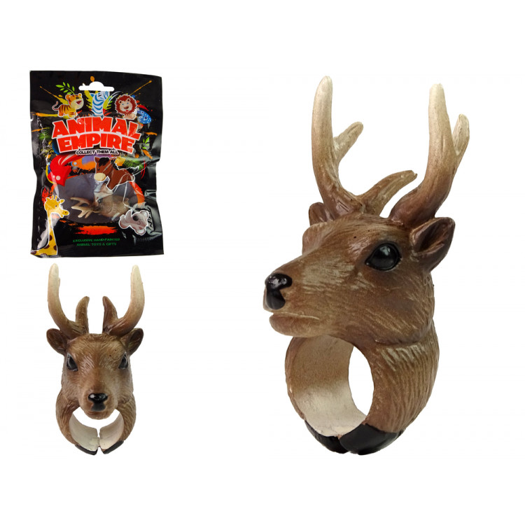 Prsteň v tvare zvieratka – jeleň
