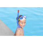 Bestway potápačská maska ​​so šnorchlom - modrá 24018