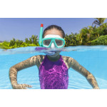Bestway potápačská maska ​​so šnorchlom - zelená 24018