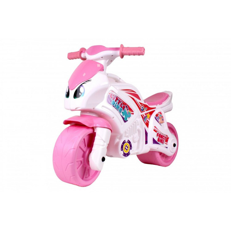 Ružová motorka pre deti - odrážadlo