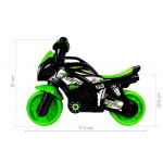 Detská plastová motorka 5774 - zelená