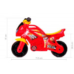 Detská plastová motorka 5118 - červená