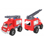Plastové hasičské auto + prilba 3978