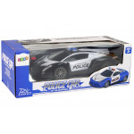 R/C Policajné pretekárske auto 1:16 na diaľkové ovládanie čierne